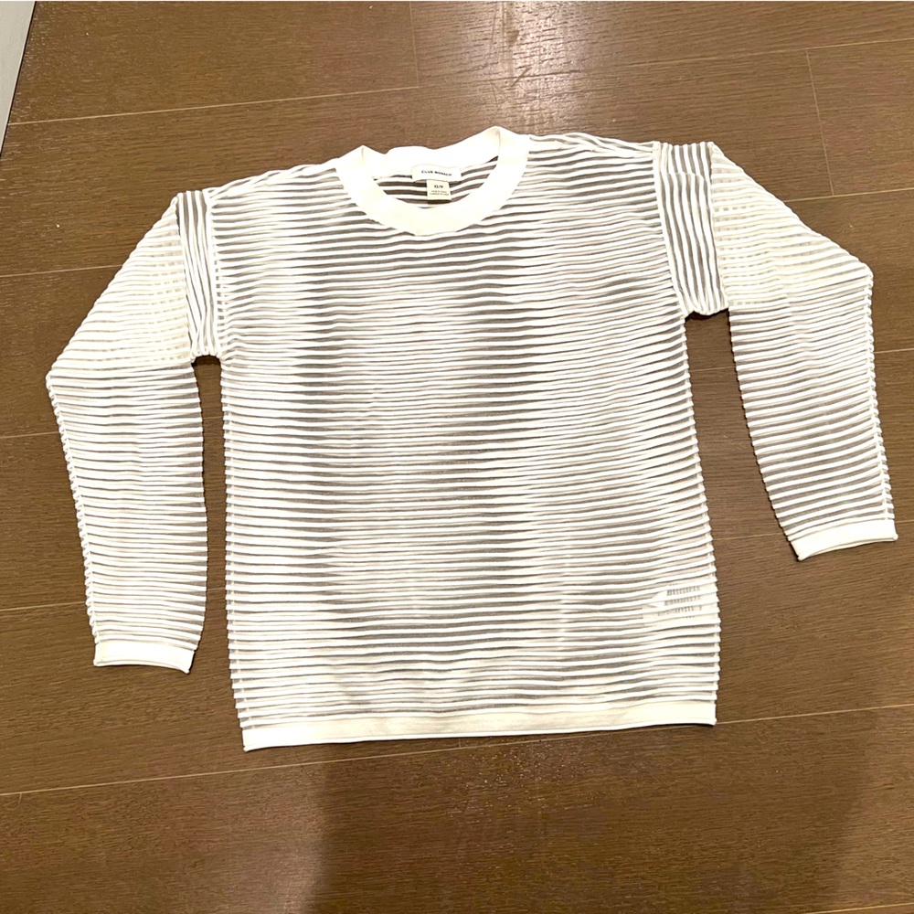 Club Monoco sheer stripe long sleeve t-shirt